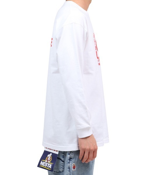 NESTA BRAND(ネスタブランド)の「JPN加工ベーシックロゴロンT(Tシャツ/カットソー・メンズ・ホワイト・S/M/L/XL/XXL)」の7枚目の写真