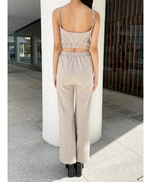 ENVYM（アンビー）の「ナローストラップＡＩＯ（つなぎ/オールインワン・レディース・ブラック/ベージュ/ブラウン・FREE）」の22枚目の写真