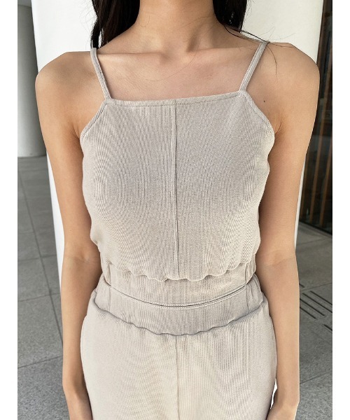 ENVYM（アンビー）の「ナローストラップＡＩＯ（つなぎ/オールインワン・レディース・ブラック/ベージュ/ブラウン・FREE）」の6枚目の写真