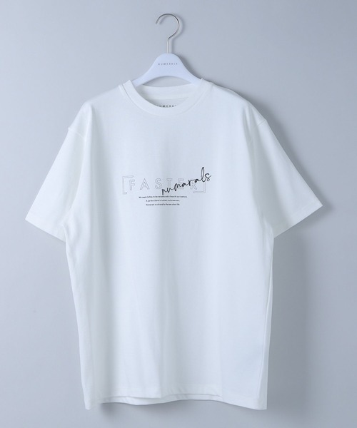 NUMERALS（ヌメラルズ）の「【UNISEX】[NUMERALS]UDRプリントBASICTシャツ（Tシャツ/カットソー・メンズ・ブラック/ホワイト・LARGE/MEDIUM）」の2枚目の写真