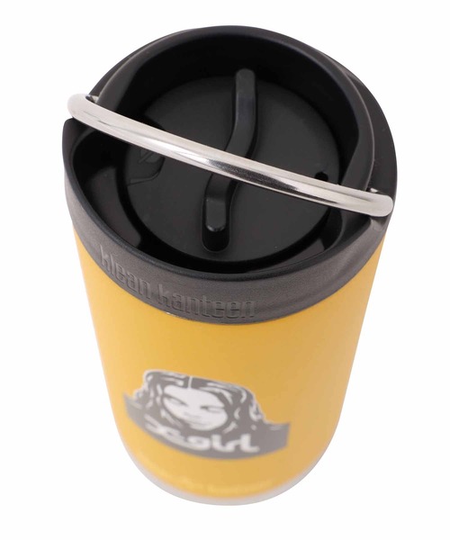 X-girl（エックスガール）の「X-girl × KLEAN KANTEEN FACE/エックスガール×クリーンカンティーン　インストレート/コラボボトル/12oz(355ml)/カフェキャップ（グラス/マグカップ/タンブラー・レディース・ブラック/パープル/イエロー・ONE SIZE）」の10枚目の写真