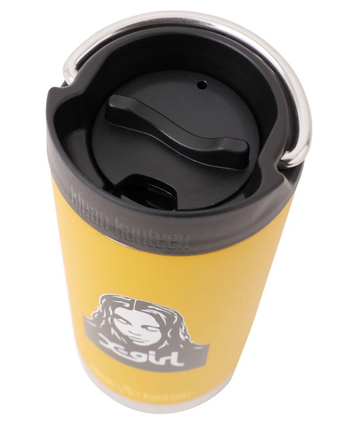 X-girl（エックスガール）の「X-girl × KLEAN KANTEEN FACE/エックスガール×クリーンカンティーン　インストレート/コラボボトル/12oz(355ml)/カフェキャップ（グラス/マグカップ/タンブラー・レディース・ブラック/パープル/イエロー・ONE SIZE）」の11枚目の写真