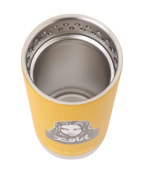 X-girl（エックスガール）の「X-girl × KLEAN KANTEEN FACE/エックスガール×クリーンカンティーン　インストレート/コラボボトル/12oz(355ml)/カフェキャップ（グラス/マグカップ/タンブラー・レディース・ブラック/パープル/イエロー・ONE SIZE）」の12枚目の写真