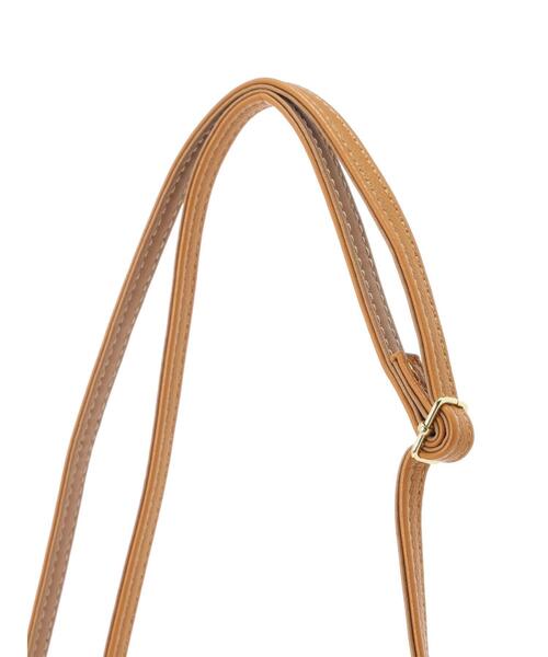 Legato Largo（レガートラルゴ）の「・Legato Largo アミコミショルダー（トートバッグ・レディース・アイボリー/キャメル/ピンクベージュ・FREE）」の16枚目の写真