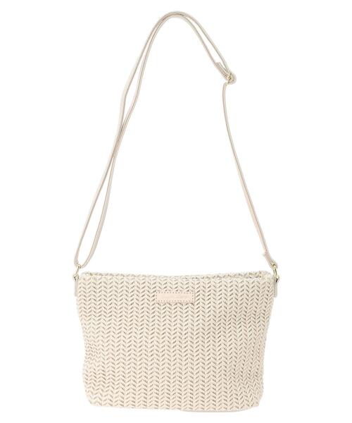 Legato Largo（レガートラルゴ）の「・Legato Largo アミコミショルダー（トートバッグ・レディース・アイボリー/キャメル/ピンクベージュ・FREE）」の19枚目の写真