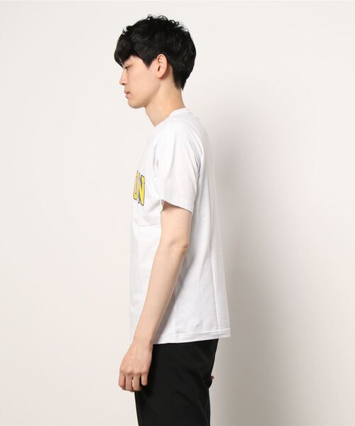 Champion（チャンピオン）の「【Champion】カレッジＴシャツ（Tシャツ/カットソー・メンズ・ネイビー/イエロー/ホワイト・M/XL/L）」の4枚目の写真