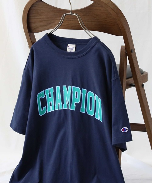 Champion（チャンピオン）の「【Champion】カレッジＴシャツ（Tシャツ/カットソー・メンズ・ネイビー/イエロー/ホワイト・M/XL/L）」の20枚目の写真