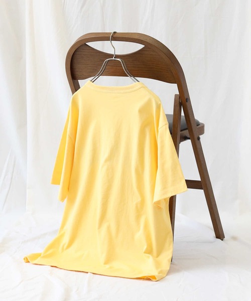 Champion（チャンピオン）の「【Champion】カレッジＴシャツ（Tシャツ/カットソー・メンズ・ネイビー/イエロー/ホワイト・M/XL/L）」の14枚目の写真