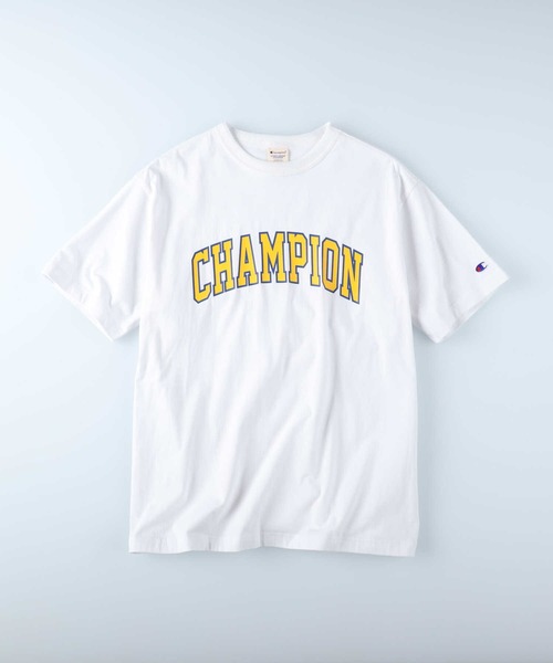 Champion（チャンピオン）の「【Champion】カレッジＴシャツ（Tシャツ/カットソー・メンズ・ネイビー/イエロー/ホワイト・M/XL/L）」の11枚目の写真