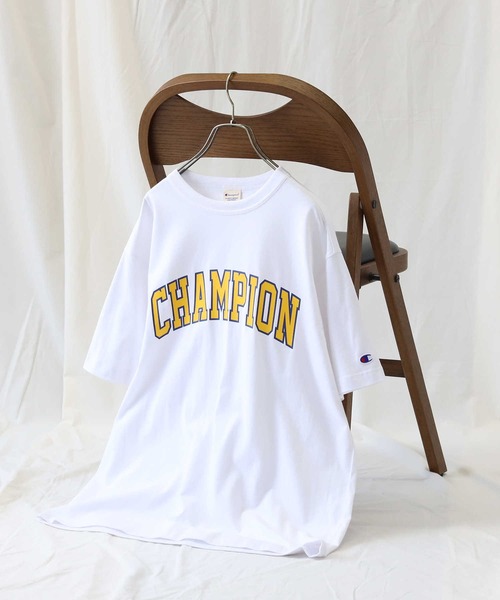 Champion（チャンピオン）の「【Champion】カレッジＴシャツ（Tシャツ/カットソー・メンズ・ネイビー/イエロー/ホワイト・M/XL/L）」の10枚目の写真