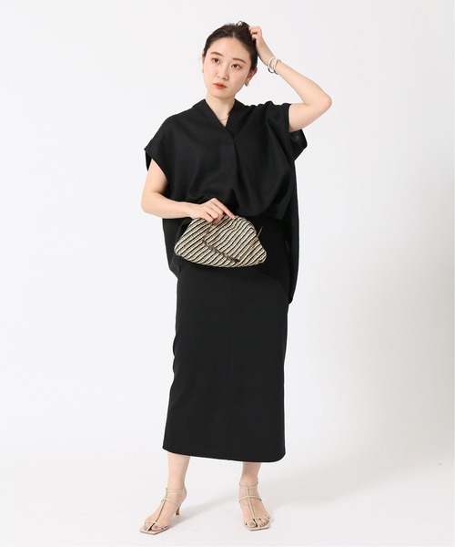 IENA（イエナ）の「《追加》プレミアム天竺タイトスカート（スカート・レディース・ブラック/グリーン・38/36）」の15枚目の写真