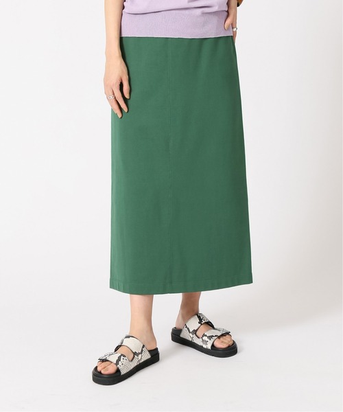 IENA（イエナ）の「《追加》プレミアム天竺タイトスカート（スカート・レディース・ブラック/グリーン・38/36）」の8枚目の写真