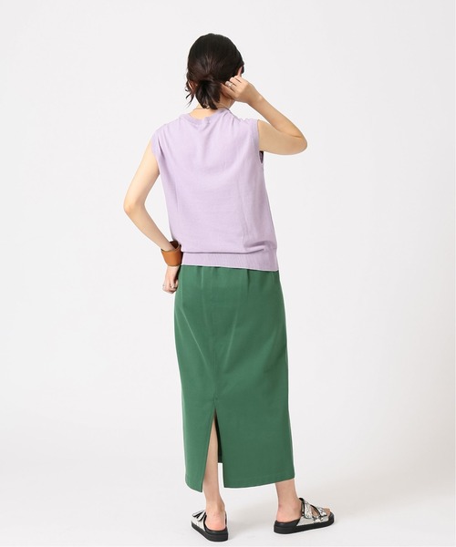 IENA（イエナ）の「《追加》プレミアム天竺タイトスカート（スカート・レディース・ブラック/グリーン・38/36）」の16枚目の写真