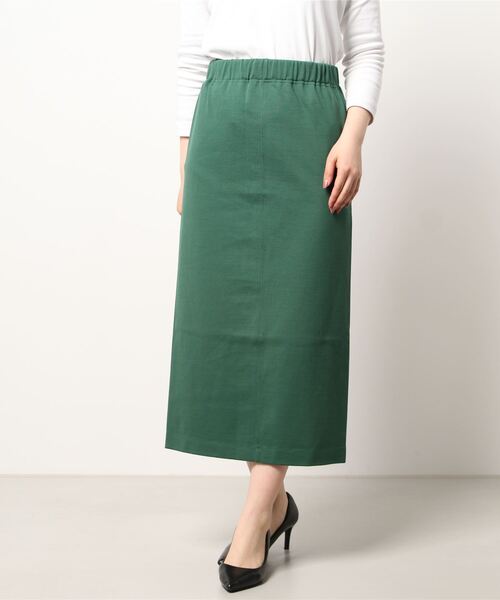 IENA（イエナ）の「《追加》プレミアム天竺タイトスカート（スカート・レディース・ブラック/グリーン・38/36）」の18枚目の写真
