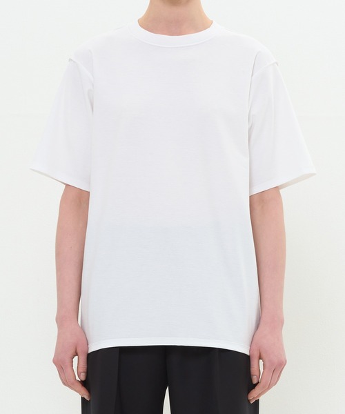 DRESSEDUNDRESSED(ドレスドアンドレスド)の「Inside Out T-Shirt(Tシャツ/カットソー・メンズ・ホワイト/ブラック・4/3/2)」の1枚目の写真