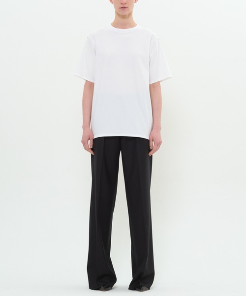 DRESSEDUNDRESSED(ドレスドアンドレスド)の「Inside Out T-Shirt(Tシャツ/カットソー・メンズ・ホワイト/ブラック・4/3/2)」の4枚目の写真