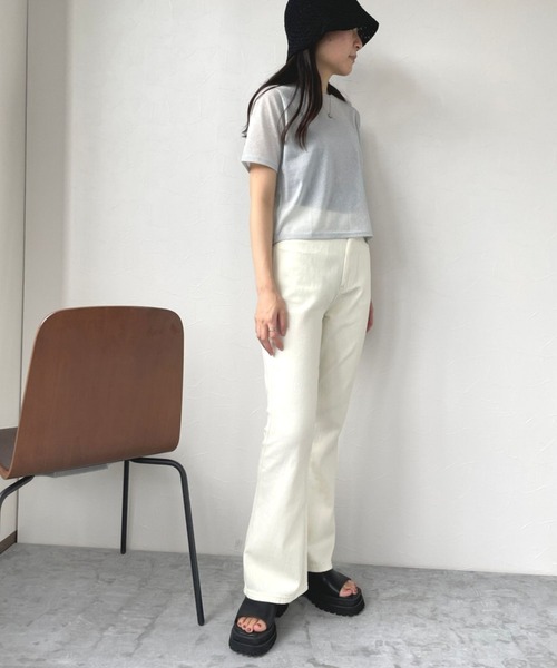 JUGLANS(ユグランス)の「☆ 圧倒的着回し力。ラメTEE 251328(Tシャツ/カットソー・レディース・イエロー/ブラック/シルバー・FREE)」の16枚目の写真