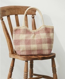 Green　Parks | ・ギンガムチェックペーパーバッグ(トートバッグ)