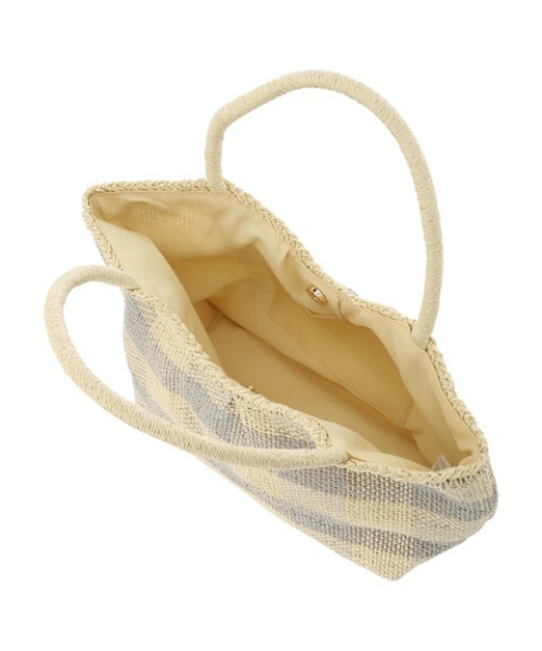 Green　Parks（グリーンパークス）の「・ギンガムチェックペーパーバッグ（トートバッグ・レディース・ブルー/グレー/ピンク・FREE）」の16枚目の写真