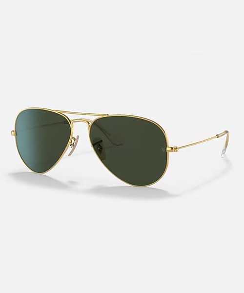 Ray-Ban(レイバン)の「Ray-Ban/レイバン サングラス AVIATOR AVIATION COLLECTION 紫外線対策 UVカット 0RB3025 W3400(サングラス・メンズ・ゴールド系その他・FREE)」の1枚目の写真