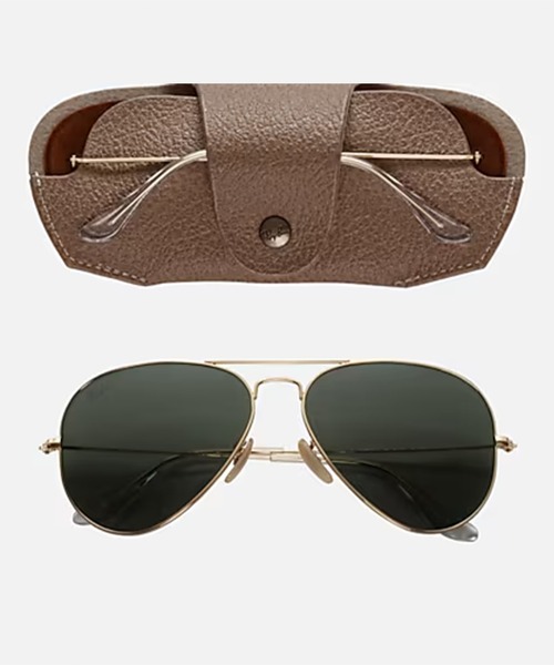 Ray-Ban(レイバン)の「Ray-Ban/レイバン サングラス AVIATOR AVIATION COLLECTION 紫外線対策 UVカット 0RB3025 W3400(サングラス・メンズ・ゴールド系その他・FREE)」の6枚目の写真