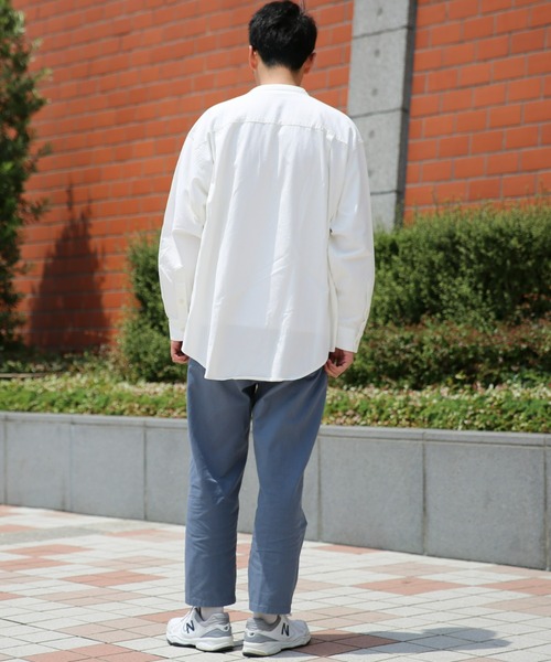 BRICK & SONS(ブリックアンドサンズ)の「リラックス デニムシャツ<ホワイト>(シャツ/ブラウス・メンズ・ホワイト・LL/M/L)」の5枚目の写真