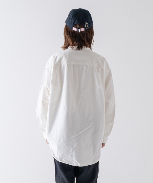 BRICK & SONS(ブリックアンドサンズ)の「リラックス デニムシャツ<ホワイト>(シャツ/ブラウス・メンズ・ホワイト・LL/M/L)」の17枚目の写真