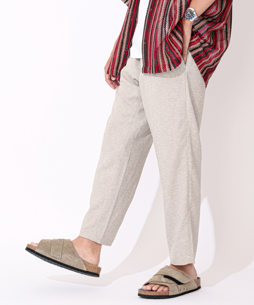 JOURNAL STANDARD(ジャーナルスタンダード)の「【夏パンツ人気モデル】ブッチャー1プリーツ アンクルパンツ(スラックス・メンズ・ブラック/ブラウン系その他/ベージュ系その他/チャコールグレー・SMALL/MEDIUM/LARGE)」の8枚目の写真