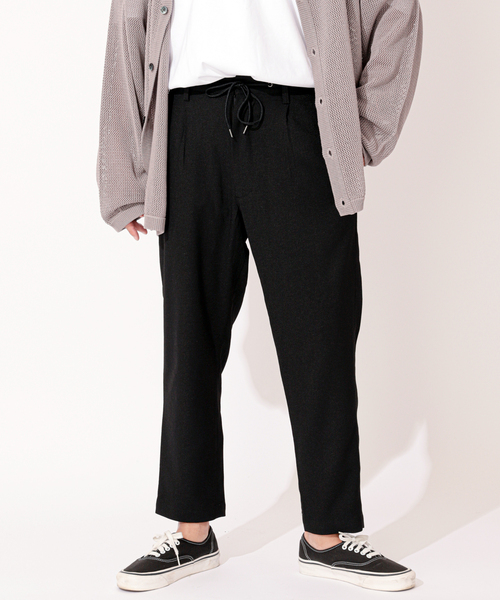 JOURNAL STANDARD(ジャーナルスタンダード)の「【夏パンツ人気モデル】ブッチャー1プリーツ アンクルパンツ(スラックス・メンズ・ブラック/ブラウン系その他/ベージュ系その他/チャコールグレー・SMALL/MEDIUM/LARGE)」の12枚目の写真