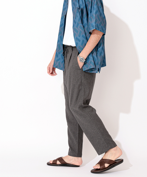 JOURNAL STANDARD(ジャーナルスタンダード)の「【夏パンツ人気モデル】ブッチャー1プリーツ アンクルパンツ(スラックス・メンズ・ブラック/ブラウン系その他/ベージュ系その他/チャコールグレー・SMALL/MEDIUM/LARGE)」の20枚目の写真