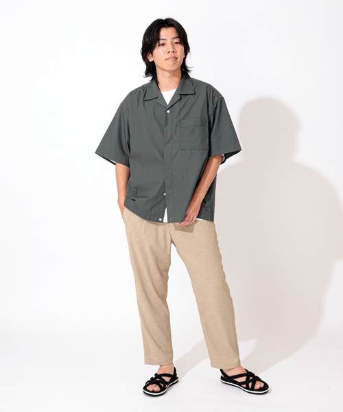 JOURNAL STANDARD(ジャーナルスタンダード)の「【夏パンツ人気モデル】ブッチャー1プリーツ アンクルパンツ(スラックス・メンズ・ブラック/ブラウン系その他/ベージュ系その他/チャコールグレー・SMALL/MEDIUM/LARGE)」の22枚目の写真