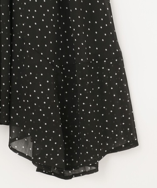 Feroux(フェルゥ)の「【セットアイテム】ドット楊柳 シアー ブラウス×イレヘム スカート(ドレス・レディース・ホワイト系1/ブラック系1・1/2)」の18枚目の写真