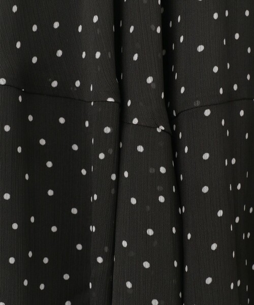 Feroux(フェルゥ)の「【セットアイテム】ドット楊柳 シアー ブラウス×イレヘム スカート(ドレス・レディース・ホワイト系1/ブラック系1・1/2)」の19枚目の写真