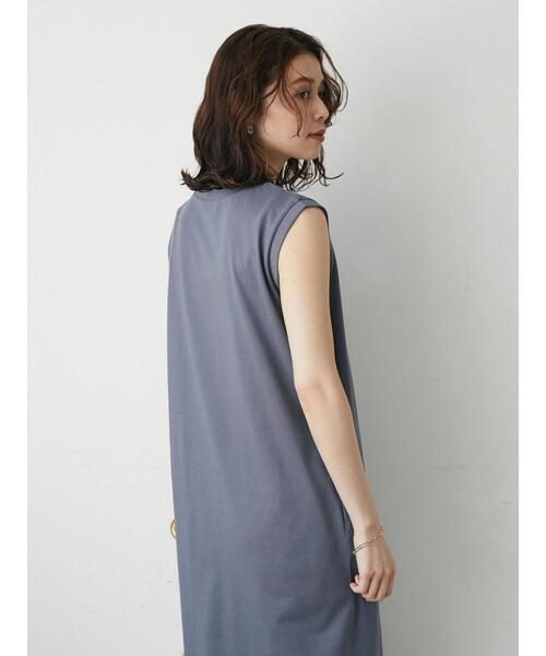 Green　Parks（グリーンパークス）の「汗染み防止 ノースリーブワンピース（ワンピース・レディース・グレー/ピンク/ブルー・FREE）」の12枚目の写真
