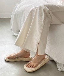 one after another NICE CLAUP | フラットソールPVCサンダル(サンダル)