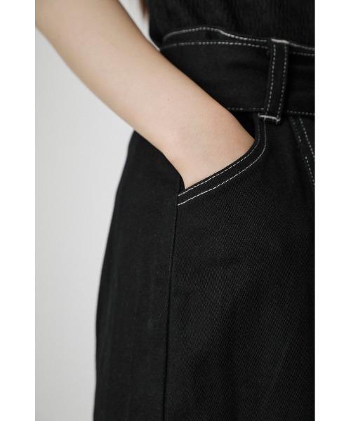 AZUL by moussy(アズールバイマウジー)の「TWILL STITCH MERMAID SK/ツイルステッチマーメイドスカート(スカート・レディース・ブラック/アイボリー/ライトブラウン・SMALL/MEDIUM)」の22枚目の写真
