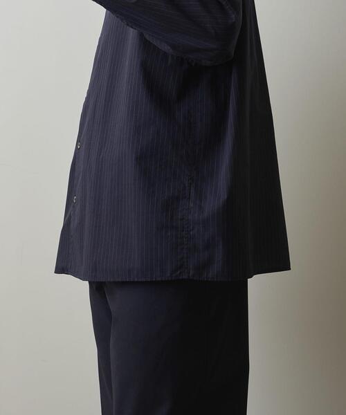 ＜Steven Alan＞ STRIPE CAMP COLLAR WIDEシャツ Steven Alan（スティーブンアラン）の「＜Steven Alan＞ C/W