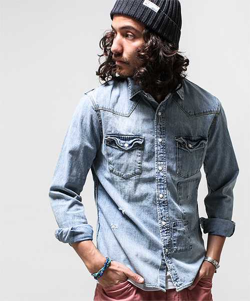 元のナノ ユニバース デニム シャツ 人気のファッショントレンド