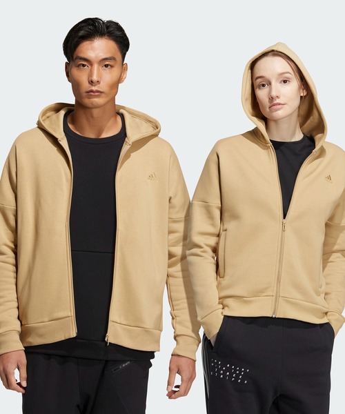 【adidas】ワーディング フルジップパーカー★男女共ペアにも◎ adidas】ワーディング フルジップパーカー☆男女共ペアにも