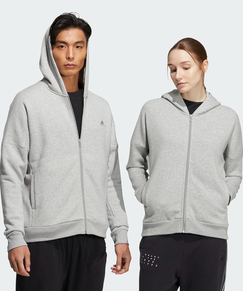 【adidas】ワーディング フルジップパーカー★男女共ペアにも◎ adidas】ワーディング フルジップパーカー☆男女共ペアにも