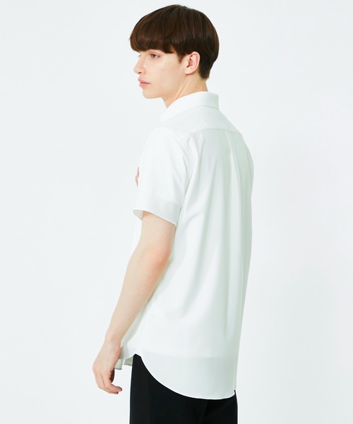 UNITED TOKYO（ユナイテッドトウキョウ）の「Dryスリムレギュラーカラー半袖シャツ（シャツ/ブラウス・メンズ・ホワイト/ブラック/ミント・1/2/3）」の6枚目の写真