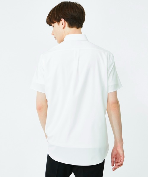 UNITED TOKYO（ユナイテッドトウキョウ）の「Dryスリムレギュラーカラー半袖シャツ（シャツ/ブラウス・メンズ・ホワイト/ブラック/ミント・1/2/3）」の7枚目の写真