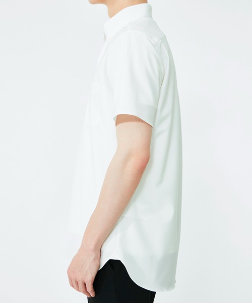 UNITED TOKYO（ユナイテッドトウキョウ）の「Dryスリムレギュラーカラー半袖シャツ（シャツ/ブラウス・メンズ・ホワイト/ブラック/ミント・1/2/3）」の22枚目の写真