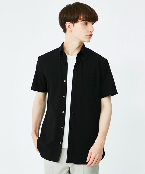 UNITED TOKYO（ユナイテッドトウキョウ）の「Dryスリムレギュラーカラー半袖シャツ（シャツ/ブラウス・メンズ・ホワイト/ブラック/ミント・1/2/3）」の11枚目の写真