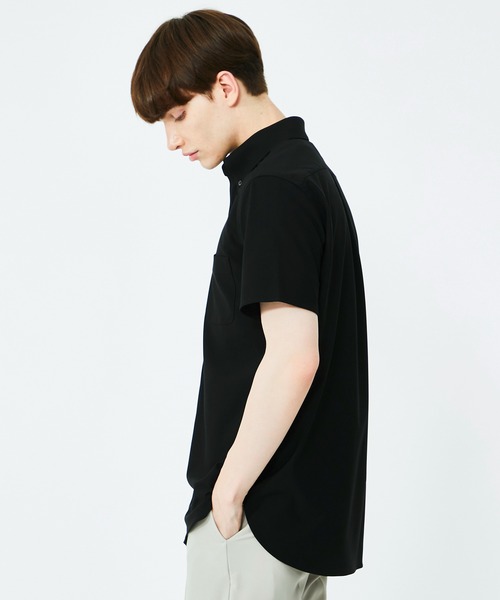 UNITED TOKYO（ユナイテッドトウキョウ）の「Dryスリムレギュラーカラー半袖シャツ（シャツ/ブラウス・メンズ・ホワイト/ブラック/ミント・1/2/3）」の12枚目の写真