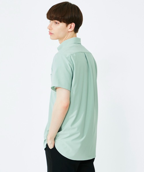 UNITED TOKYO（ユナイテッドトウキョウ）の「Dryスリムレギュラーカラー半袖シャツ（シャツ/ブラウス・メンズ・ホワイト/ブラック/ミント・1/2/3）」の17枚目の写真