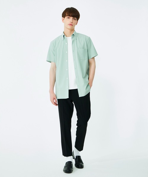 UNITED TOKYO（ユナイテッドトウキョウ）の「Dryスリムレギュラーカラー半袖シャツ（シャツ/ブラウス・メンズ・ホワイト/ブラック/ミント・1/2/3）」の20枚目の写真