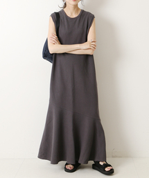 Spick & Span | ダブルフェイス裾フレアワンピース(ワンピース)