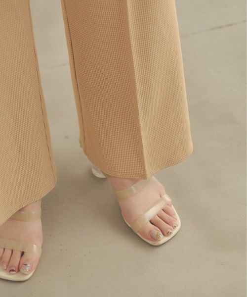Ambre Neige(アンブルネージュ)の「チェックセンタープレスパンツ/【WEB/EC限定商品】(その他パンツ・レディース・ダークブラウン/ライトブラウン/ライトグリーン・SMALL/MEDIUM)」の12枚目の写真