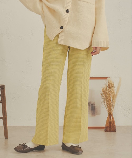 Ambre Neige(アンブルネージュ)の「チェックセンタープレスパンツ/【WEB/EC限定商品】(その他パンツ・レディース・ダークブラウン/ライトブラウン/ライトグリーン・SMALL/MEDIUM)」の22枚目の写真